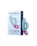 Vibratore per il Punto-G FemmeFunn Cora Azzurro