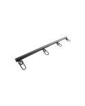Barra Spread The Love Sportsheets Saffron Spreader Bar & Cuff Set Nero Vegano Regolabile