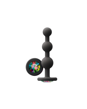 Plug Anale NS Novelties Glams Nero (9 cm)