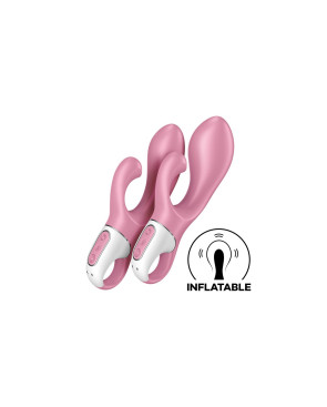Vibratore per il Punto-G Satisfyer Air Pump Bunny 2 Light Rosa
