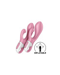 Vibratore per il Punto-G Satisfyer Air Pump Bunny 2 Light Rosa