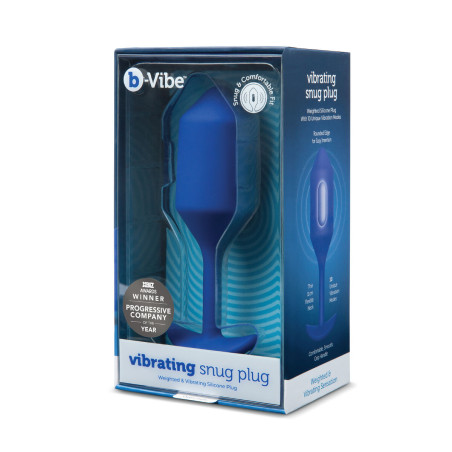 Plug Anale B-Vibe Vibrating Azzurro