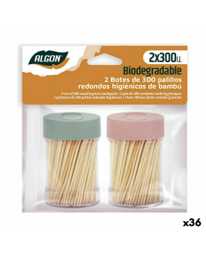Stuzzicadenti Algon Set 600 Pezzi (36 Unità)