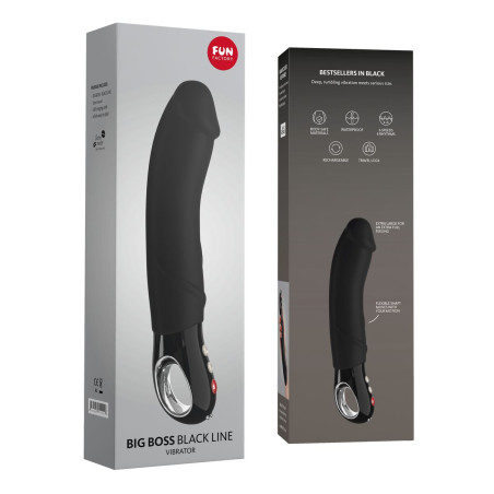Vibratore per il Punto-G Fun Factory BIG BOSS Nero