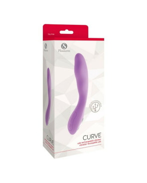 Vibratore per il Punto-G S Pleasures Curve Candy Lilla
