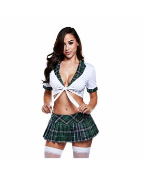 Costume Erotico Baci Lingerie 1270 Verde Taglia unica