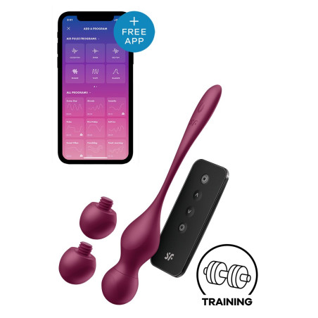 Dispositivo per Allenamento del Pavimento Pelvico Satisfyer Silicone ABS