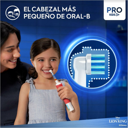 Spazzolino da Denti Elettrico Oral-B Rey Leon Rosso Multicolore