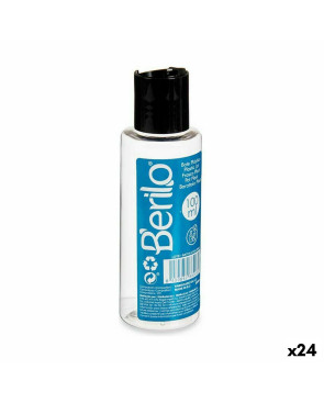 Dispenser da Viaggio per Liquidi Berilo SE1541-VERTIDOR Nero Trasparente Plastica 100 ml (24 Unità)