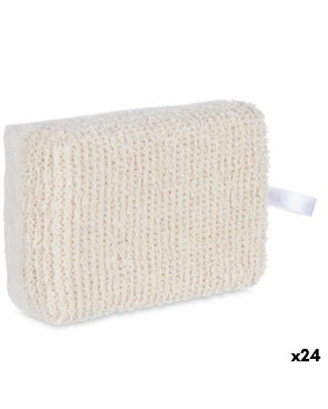 Spugna per il Corpo Berilo B7081-7 Bianco Beige 14 x 5 x 9 cm (24 Unità)
