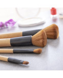 Set di Pennelli da Trucco in Legno con Custodia di Trasporto Miset InnovaGoods 5 Unità