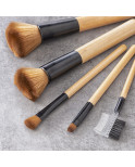 Set di Pennelli da Trucco in Legno con Custodia di Trasporto Miset InnovaGoods 5 Unità