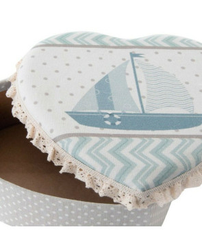 Scatola-Portagioie DKD Home Decor 8424001396207 Acrilico Cartone 19 x 10 x 7 cm (2 Unità)