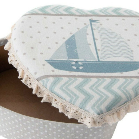 Scatola-Portagioie DKD Home Decor 8424001396207 Acrilico Cartone 19 x 10 x 7 cm (2 Unità)