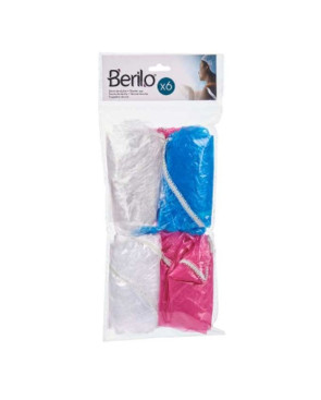 Cuffia da Doccia Berilo HD092835 Multicolore 28 cm Plastica Set (12 Unità)