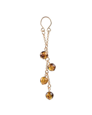 Catena di Morsetti per Capezzoli Sportsheets Amber