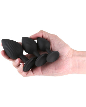 Plug Anale NS Novelties Renegade Nero (8,9 cm)