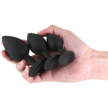 Plug Anale NS Novelties Renegade Nero (8,9 cm)