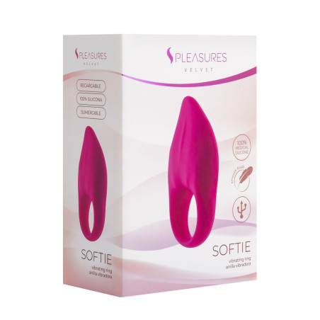 Anello Fallico Vibraring S Pleasures Rosa
