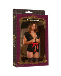 Set di Lingerie con Pizzo Exposed Nero (L/XL)