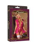 Set di Lingerie con Pizzo Exposed Rosa (L/XL)