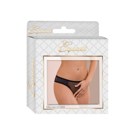 Slip di Pizzo Exposed Nero L/XL