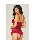 Set di Lingerie Seven Til Midnight Bordeaux (12)