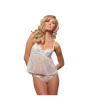 Set di Lingerie Seven Til Midnight Bianco (12)