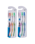 Spazzolino da Denti Berilo AR1410005 Giallo Azzurro Rosso Verde Rosa (12 Unità)