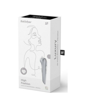 Succhia Clitoride Satisfyer Luxury High Fashion Argentato