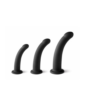 Dildo Virgite Nero S/M/L Set