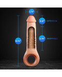Cover per pene Blush Performance Plus Carne Ø 3,7 cm 22,2 cm