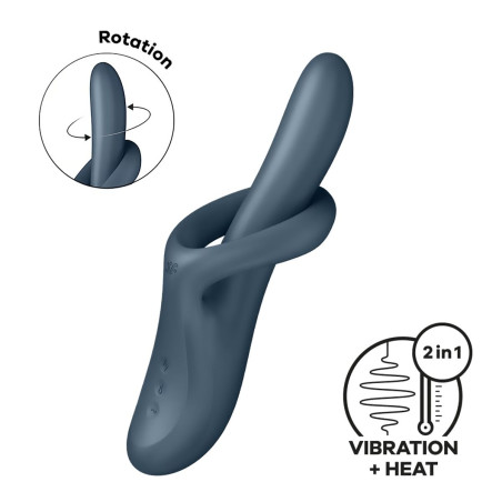 Vibratore per il Punto-G Satisfyer Grigio