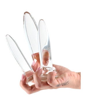 Plug Anale NS Novelties Trainer Kit 3 Pezzi (13 cm) (13,9 cm) (11,3 cm)