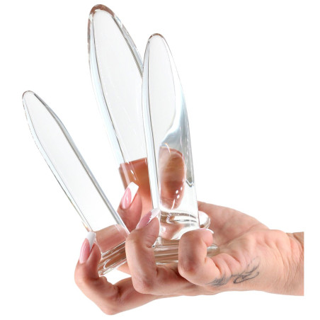 Plug Anale NS Novelties Trainer Kit 3 Pezzi (13 cm) (13,9 cm) (11,3 cm)