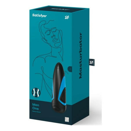 Masturbatore Satisfyer 00802756 Nero/Blu Silicone 24,5 cm