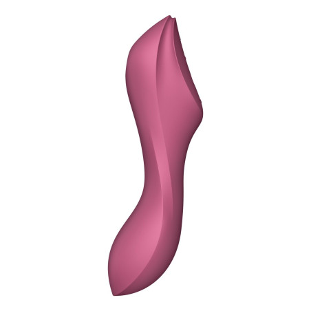 Vibratore Doppia Stimolazione Satisfyer CURVY TRINITY 3 Rosso