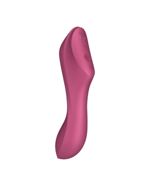 Vibratore Doppia Stimolazione Satisfyer CURVY TRINITY 3 Rosso