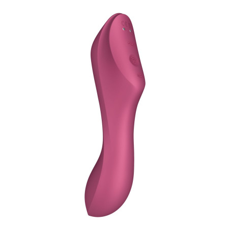 Vibratore Doppia Stimolazione Satisfyer CURVY TRINITY 3 Rosso