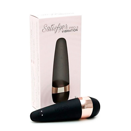 Stimolatore per il Clitoride Pro 3 Vibration Satisfyer Pro 3+ Nero