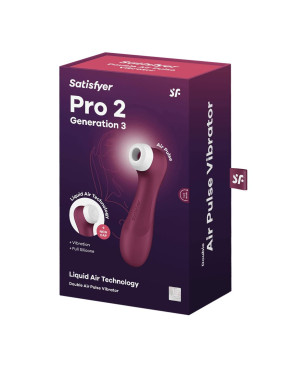 Succhia Clitoride Satisfyer Pro 2 Generation 3 Rosso