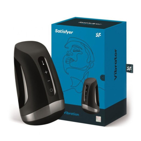 Vibratore Tradizionale Men Heat Satisfyer SF-J80012 Nero