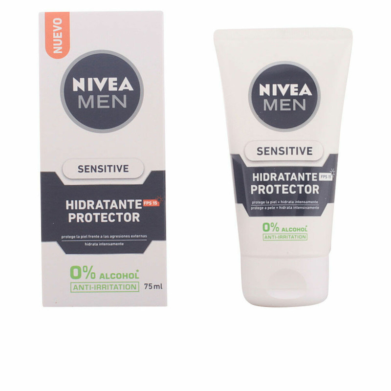 Crema Viso Idratante Nivea Men Sensitive SPF15 75 ml Spf 15 (75 ml) Crema Viso Idratante Nivea Men Sensitive SPF15 75 ml Spf 15 (75 ml)