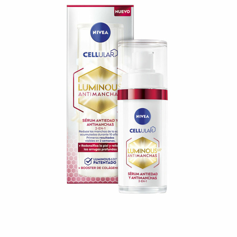 Siero Viso Nivea 630º 2in1 Trattamento Antimacchie 30 ml Siero Viso Nivea 630º 2in1 Trattamento Antimacchie 30 ml