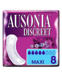 Assorbenti da incontinenza DISCREET mAXI Ausonia Discreet (8 uds) 8 Unità Assorbenti da incontinenza DISCREET mAXI Ausonia Discreet (8 uds) 8 Unità
