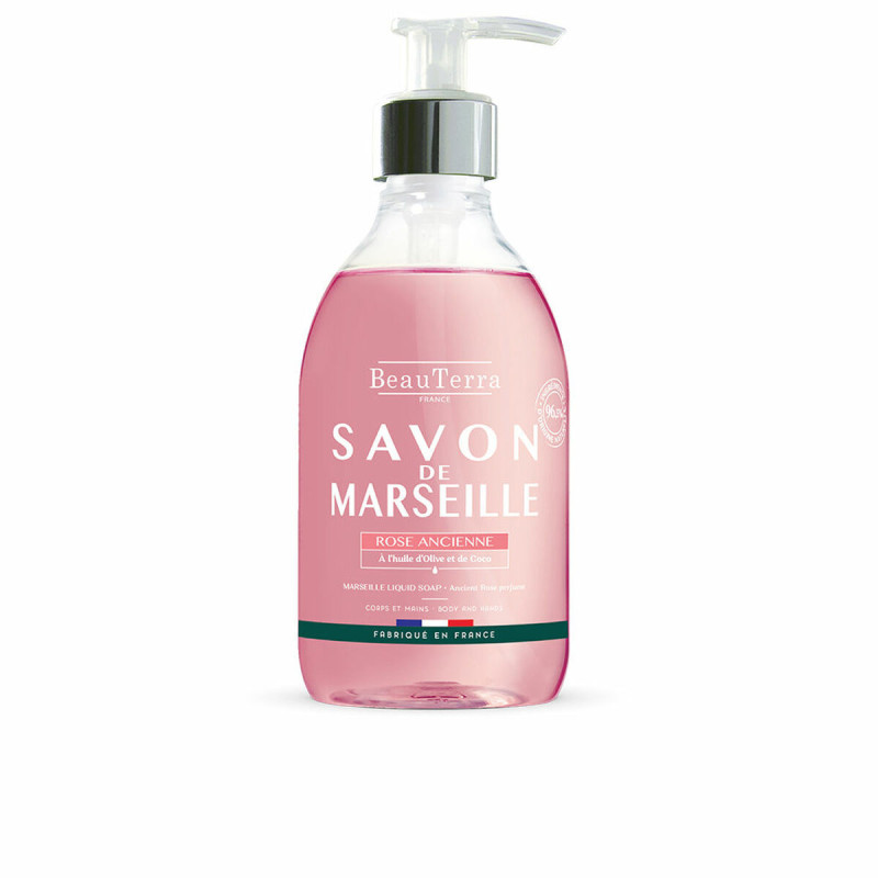 Sapone Liquido Beauterra Marseille Universale Rose Mani 300 ml Sapone Liquido Beauterra Marseille Universale Rose Mani 300 ml
