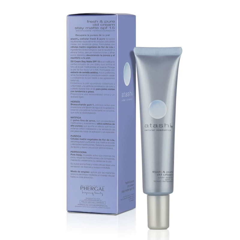 Fluido Idratante e Opacizzante Atashi Fresh Pure Dd 40 ml Fluido Idratante e Opacizzante Atashi Fresh Pure Dd 40 ml