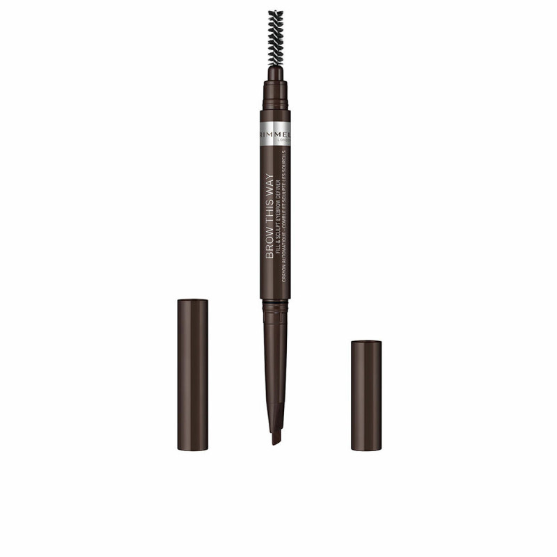 Matita per Sopracciglia Rimmel London Brow This Way Nº 03 Dark bown 0,25 g Matita per Sopracciglia Rimmel London Brow This Way Nº 03 Dark bown 0,25 g