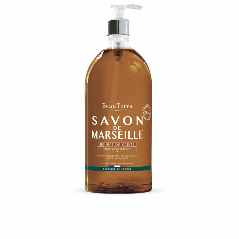 Sapone Liquido Beauterra Savon de Marseille Burro di Karitè 1 L Sapone Liquido Beauterra Savon de Marseille Burro di Karitè 1 L
