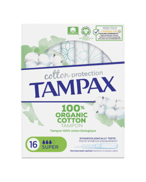Assorbenti Interni Super ORGANIC Tampax Tampax Organic Super (16 uds) 16 Unità